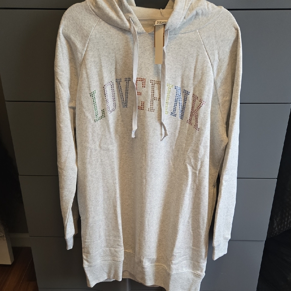 Victoria's Secret Gray Hoodie Dress